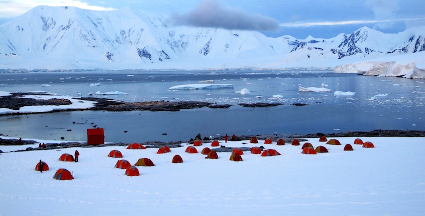 Antarctic camp